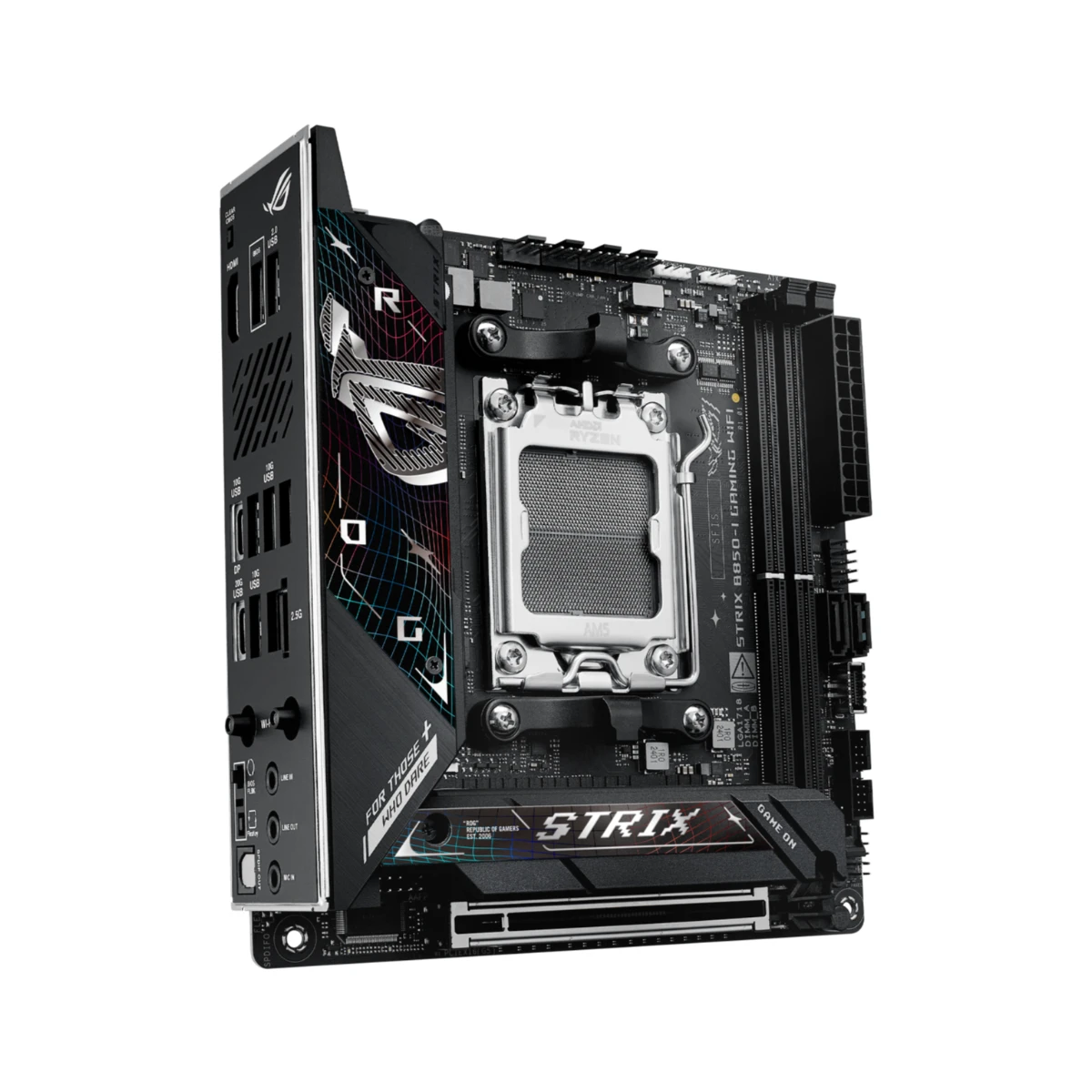 ASUS ROG STRIX B850-I GAMING WIFI AM5 Mini-ITX Gaming Motherboard - 90MB1K30-M0EAY0 view 3
