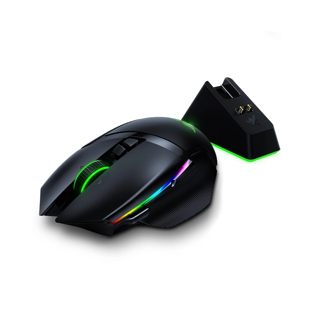 Razer Basilisk Ultimate Wireless Gaming Mouse (Advanced Optical Sensor, Customizable Scroll Wheel, RGB Lighting) - RZ01-03170100-R3G1 view 3