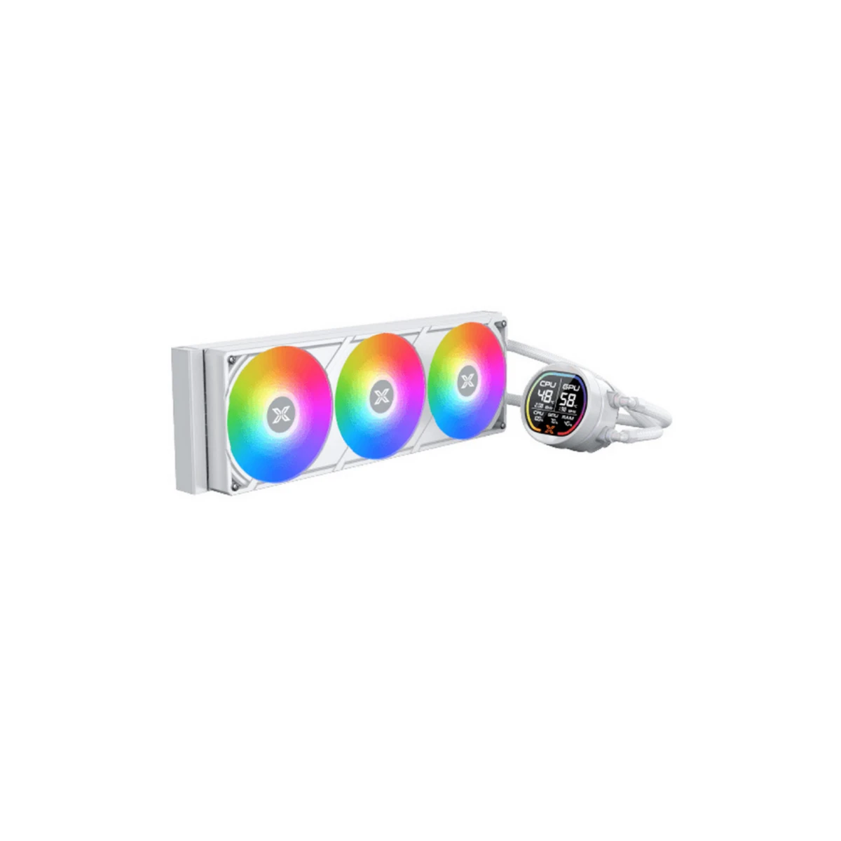 XIGMATEK LK Pro 360 Digital PWM ARGB Liquid CPU Cooler - Arctic | EN47411 view 2