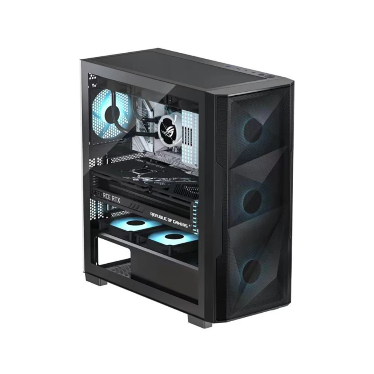 XANDER VELOX FLOW ARGB E-ATX Gaming Case - Black | WCE0917 view 2