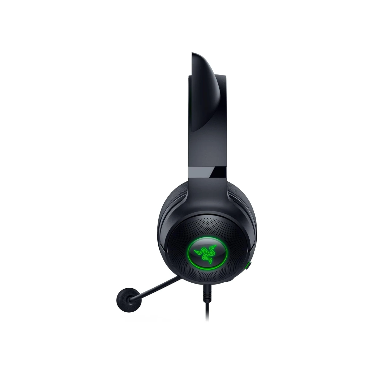 Razer Kraken Kitty V2 Wired RGB Gaming Headset with Kitty Ears - Black | RZ04-04730100-R3M1 view 4