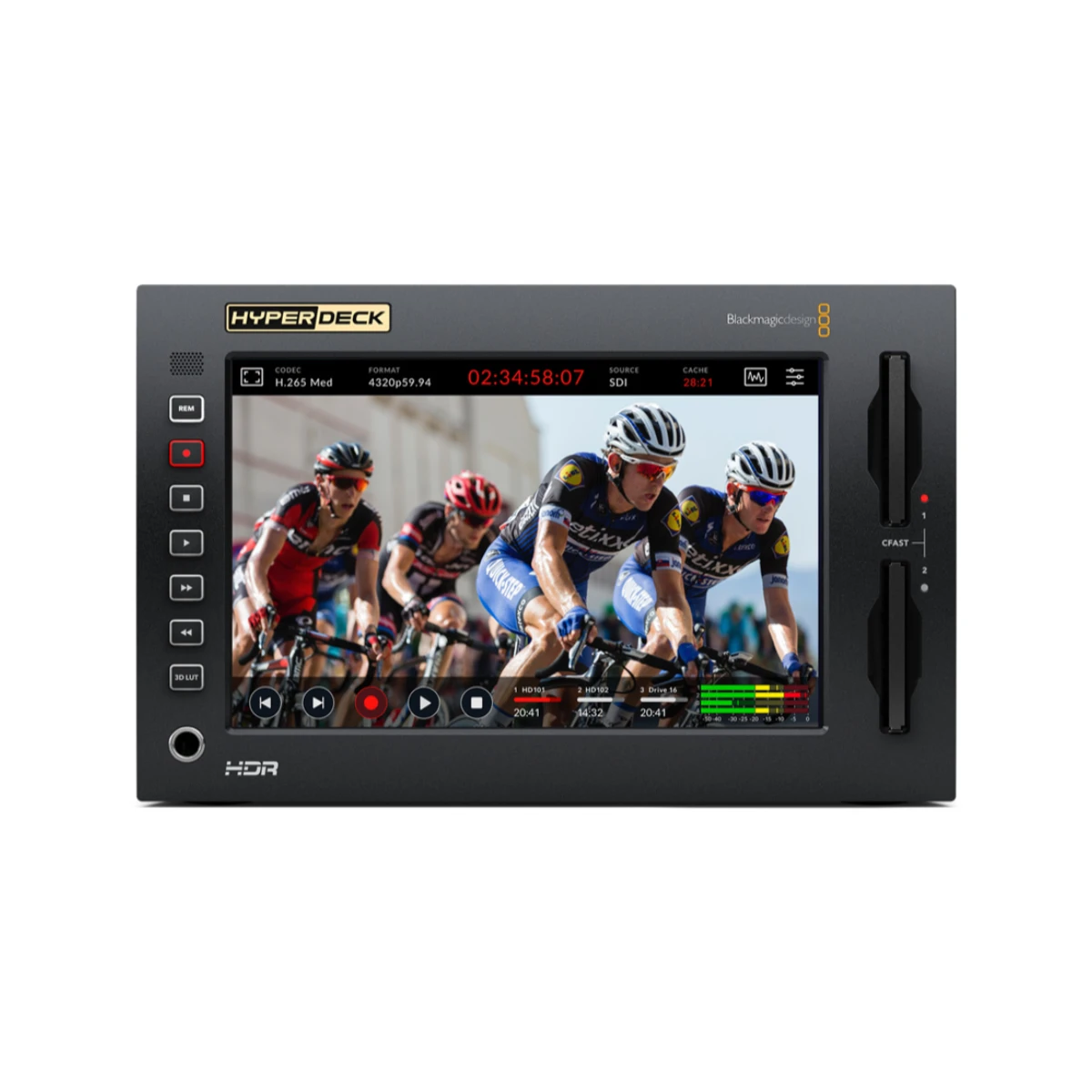 Blackmagic HyperDeck Extreme 8K HDR Broadcast Deck - W-HYD-08