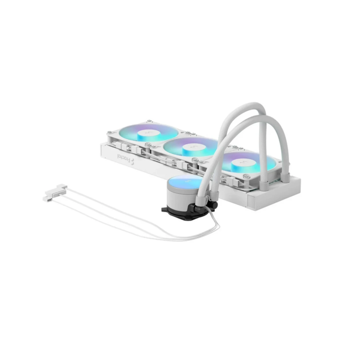 Fractal Design Radius 360 RGB CPU Liquid Cooler - White | FD-W-RA1-3603 view 2