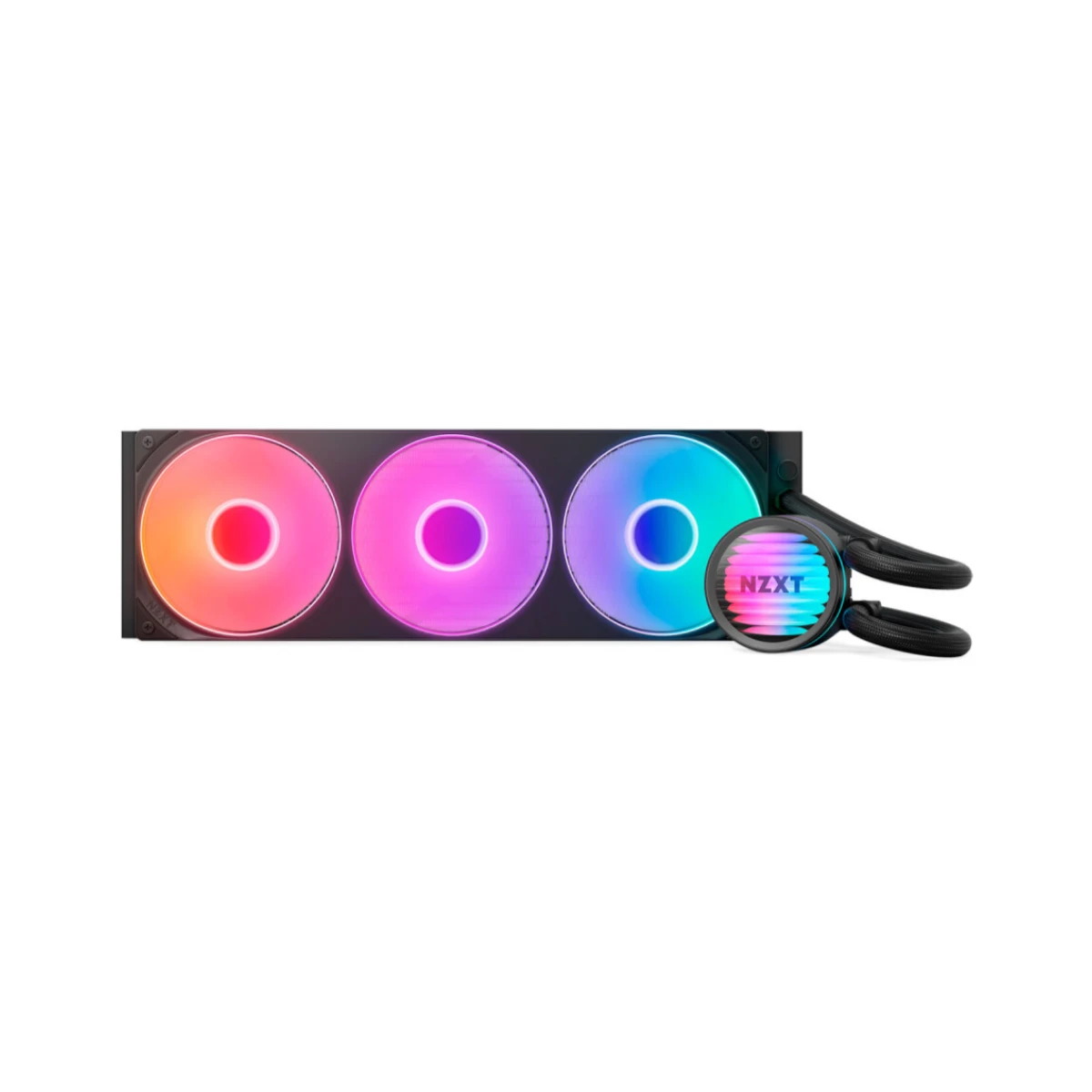 NZXT 360mm Kraken Core RGB CPU Liquid Cooler – Black - RL-KR36C-B1 view 2