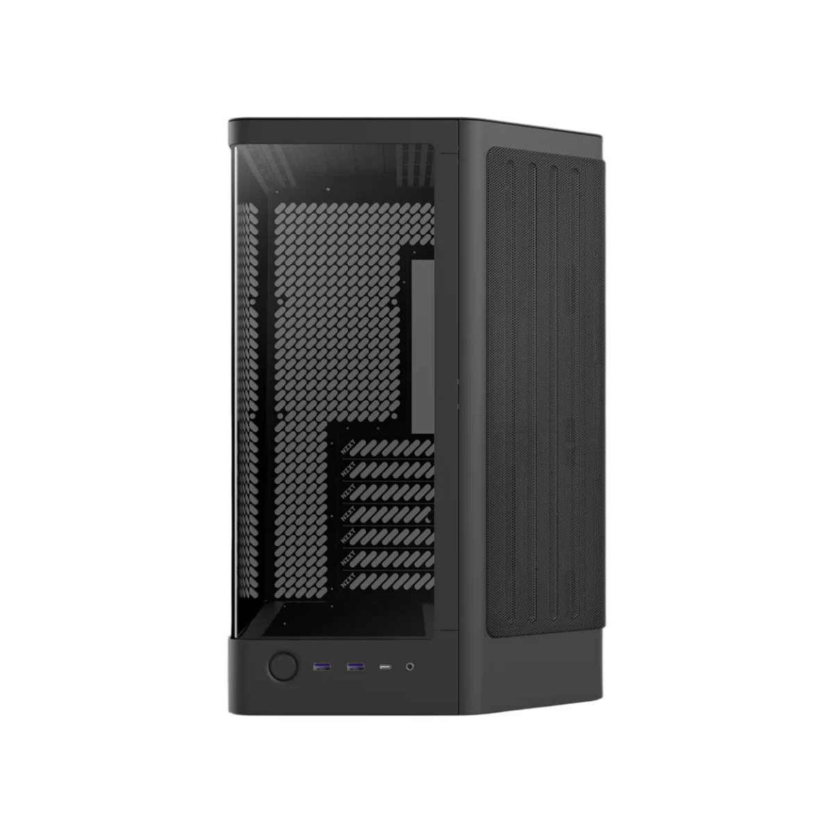 NZXT H6 Compact Dual-Chamber Mid-Tower ATX Case - Black | CC-H62FB-01 view 3