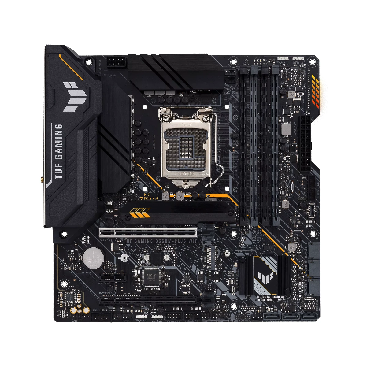 ASUS TUF Gaming B560M-PLUS WiFi Intel LGA 1200 Micro-ATX Motherboard - 90MB1770-M0EAY0 view 2