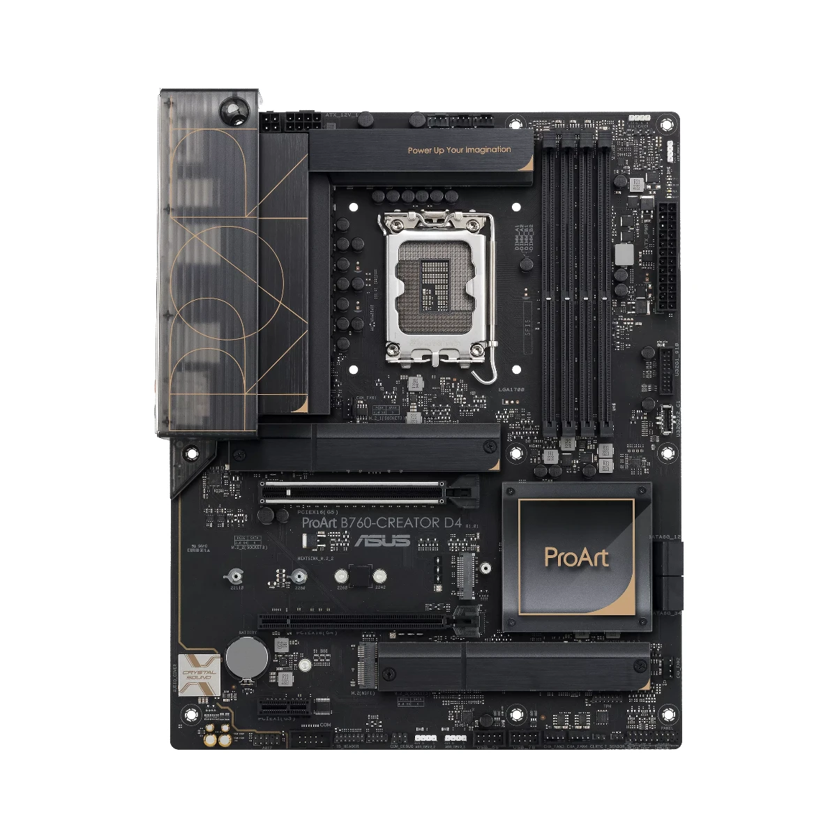 ASUS ProArt B760-CREATOR D4 LGA 1700 ATX Creator Motherboard - 90MB1DU0-M0EAY0 view 2