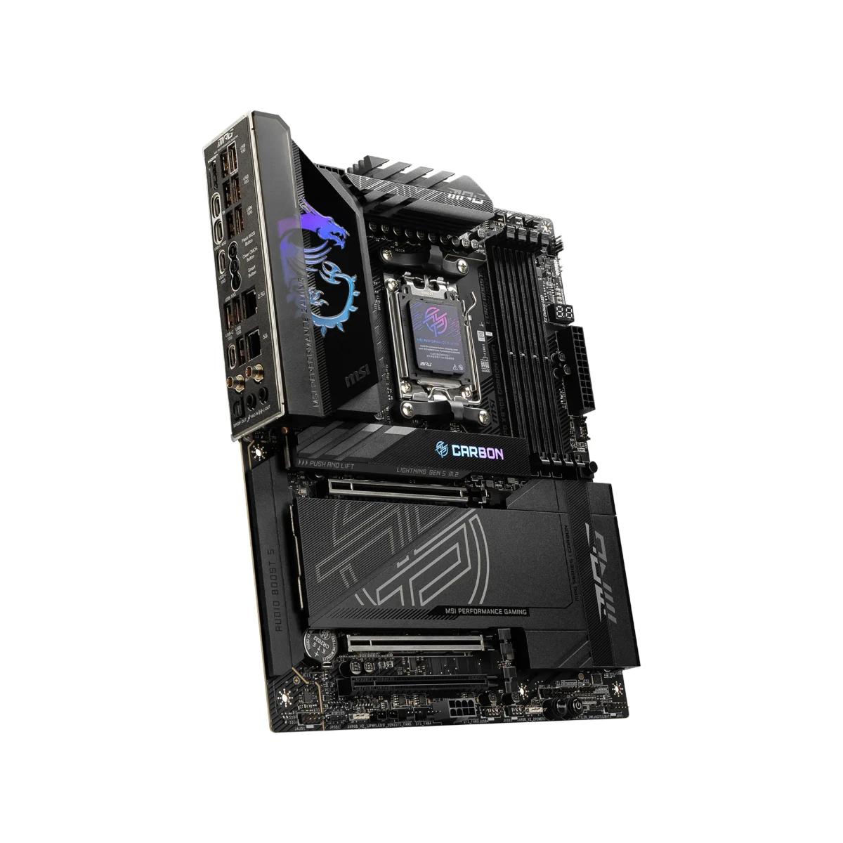 MSI MPG X870E CARBON WIFI AM5 ATX Gaming Motherboard - 911-7E49-001 view 3