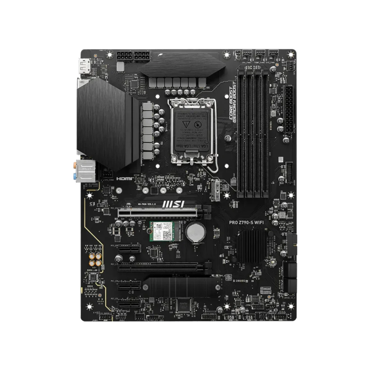 MSI PRO Z790-S WiFi ATX Motherboard Intel LGA 1700 DDR5 - 911-7D88-001 view 2