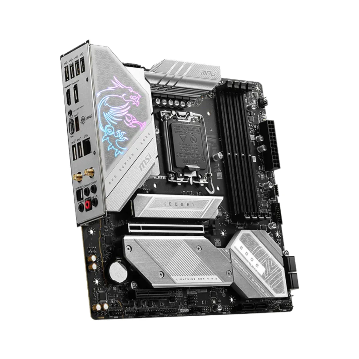 MSI MPG B760M EDGE TI WIFI DDR5 LGA1700 Micro-ATX Intel Motherboard - 911-7E11-002 view 3