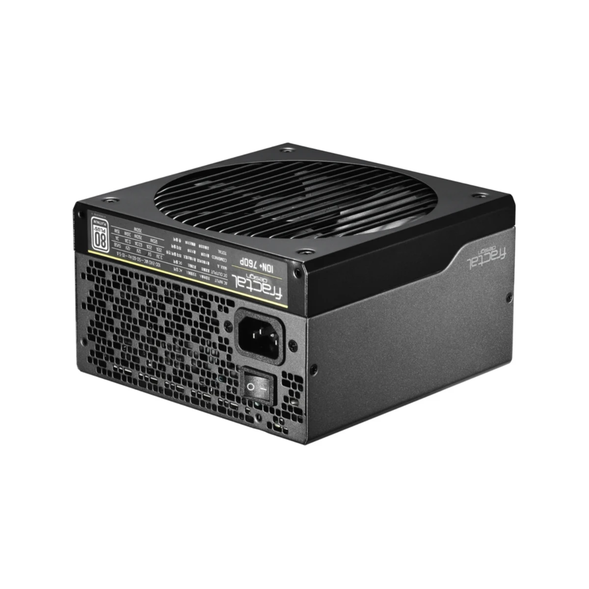 Fractal Design ION+ 760P 760W Fully Modular Platinum Power Supply - Black | FD-PSU-IONP-760P-BK-UK view 4