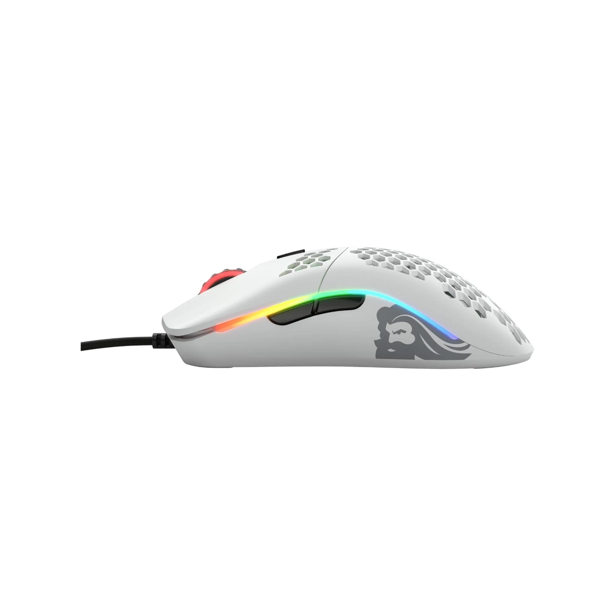 GLORIOUS Model O Minus 12000 DPI RGB Led Gaming Mouse - Matte White - GOM-WHITE view 2