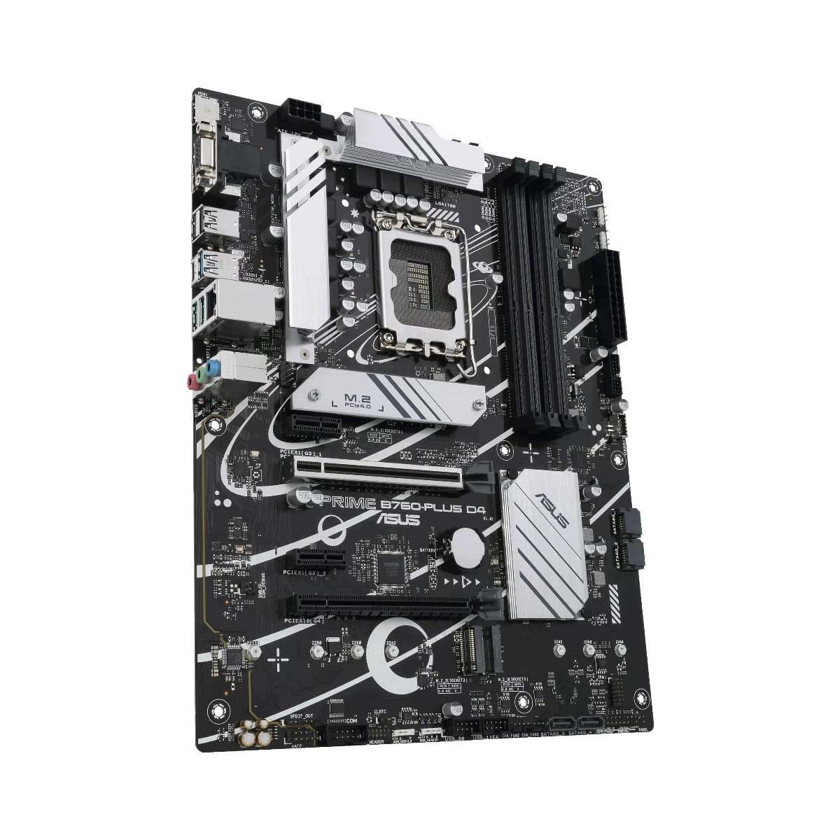 ASUS Prime B760‑PLUS D4 Intel LGA 1700 ATX DDR4 Motherboard | 90MB1CW0‑M0EAY0 - 90MB1CW0-M0EAY0 view 2