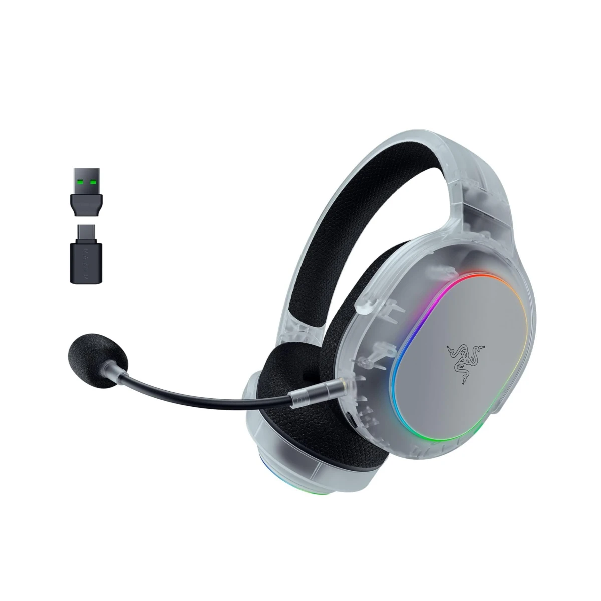 Razer Barracuda X Chroma Wireless Multi-Platform Gaming Headset - Phantom White Edition | RZ04-05220400-R3M1