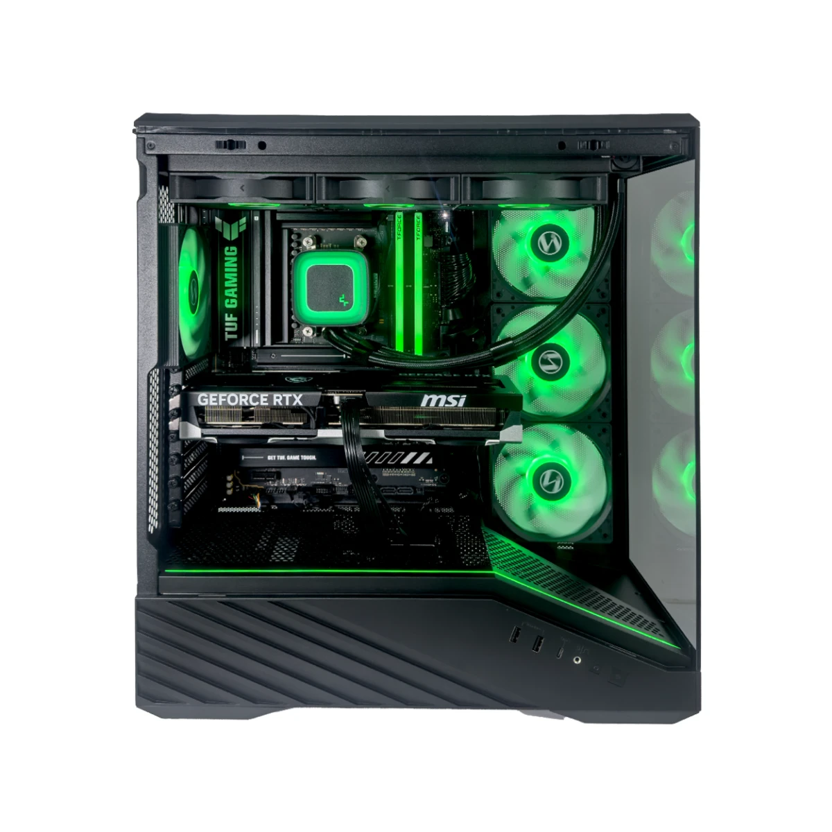 Gaming PC Viridian (Ryzen 7 9800X3D, 32 GB DDR5 RAM, RTX 5080 16GB GPU) view 2