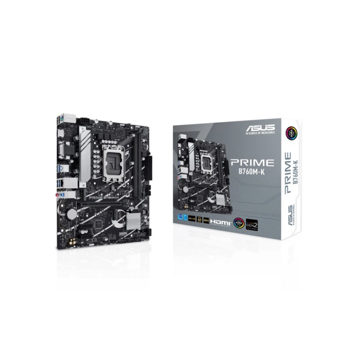 Asus PRIME B760M-K LGA 1700 mATX Motherboard - Black | 90MB1FI0-M0EAYO