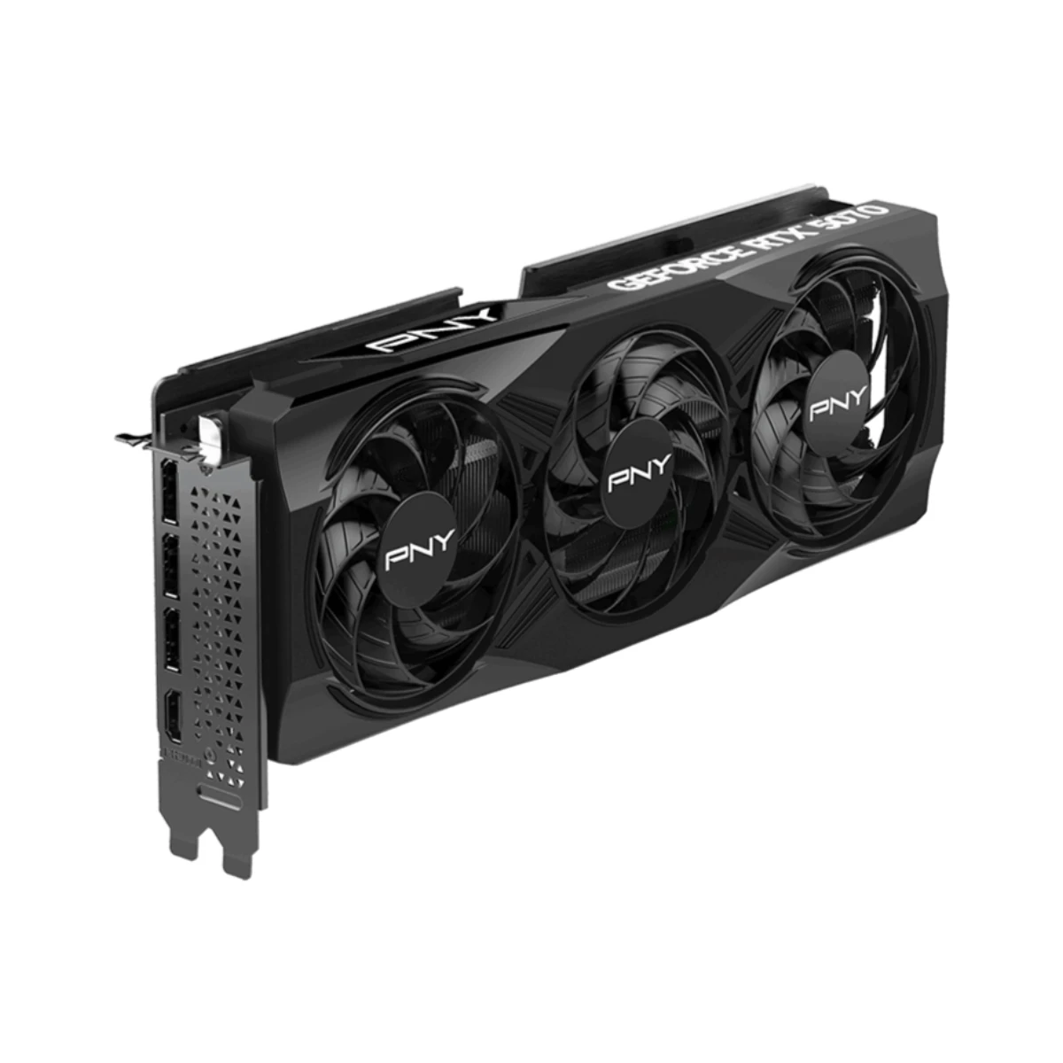 PNY GeForce RTX 5070 Triple Fan Graphics Card, 12GB GDDR7, DLSS 4 - VCG507012TFXPB1 view 3