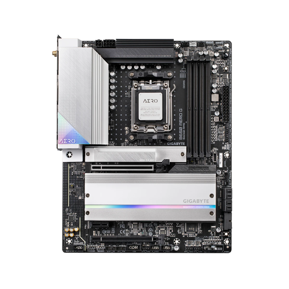 Gigabyte B650 AERO G ATX Gaming Motherboard AMD AM5 DDR5 - B650-AERO-G view 2
