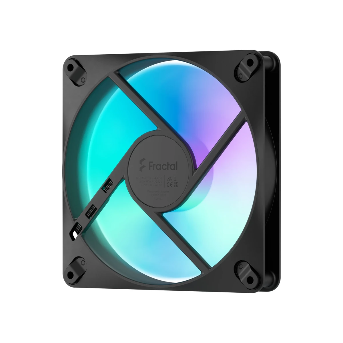 Fractal Design Dynamic 3 14 RGB Fan - Black | FD-F-DR3-1401 view 3