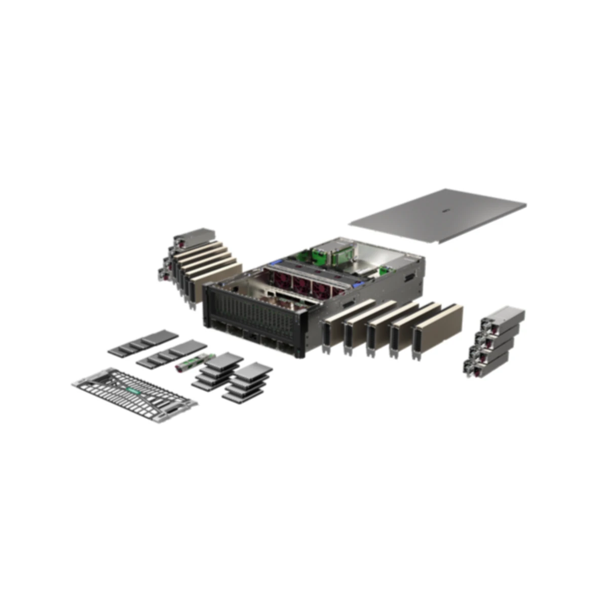 HPE ProLiant Compute DL380a Gen12 CTO AI Rack Server - P76706-B21 view 4