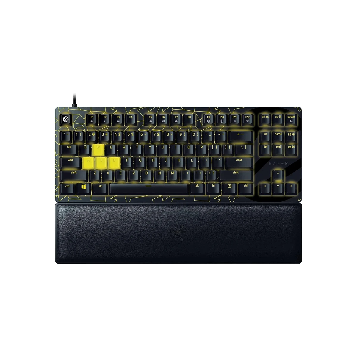 Razer Huntsman V2 Tenkeyless 8KHz Optical Gaming Keyboard - ESL Edition (US Layout, Linear Optical Red Switch, 8000Hz Polling Rate, Doubleshot PBT Keycaps, Razer Chroma RGB) - RZ03-03941700-R3M1