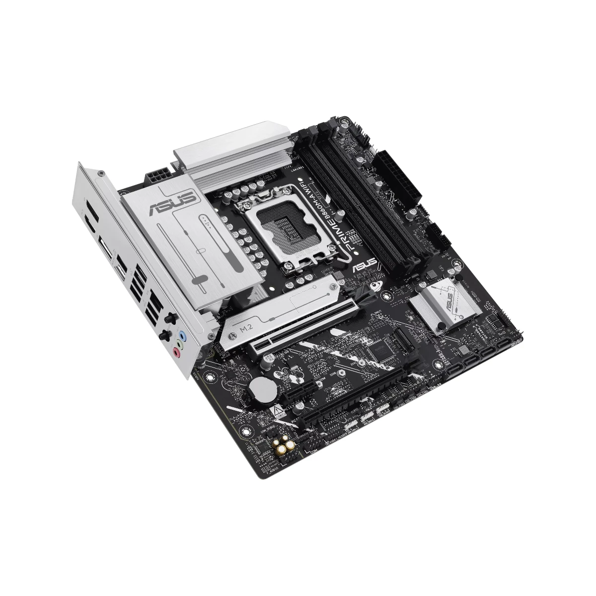 ASUS PRIME B860M-A WIFI LGA 1851 Micro-ATX Motherboard – White - 90MB1JY0-M0EAY0 view 4