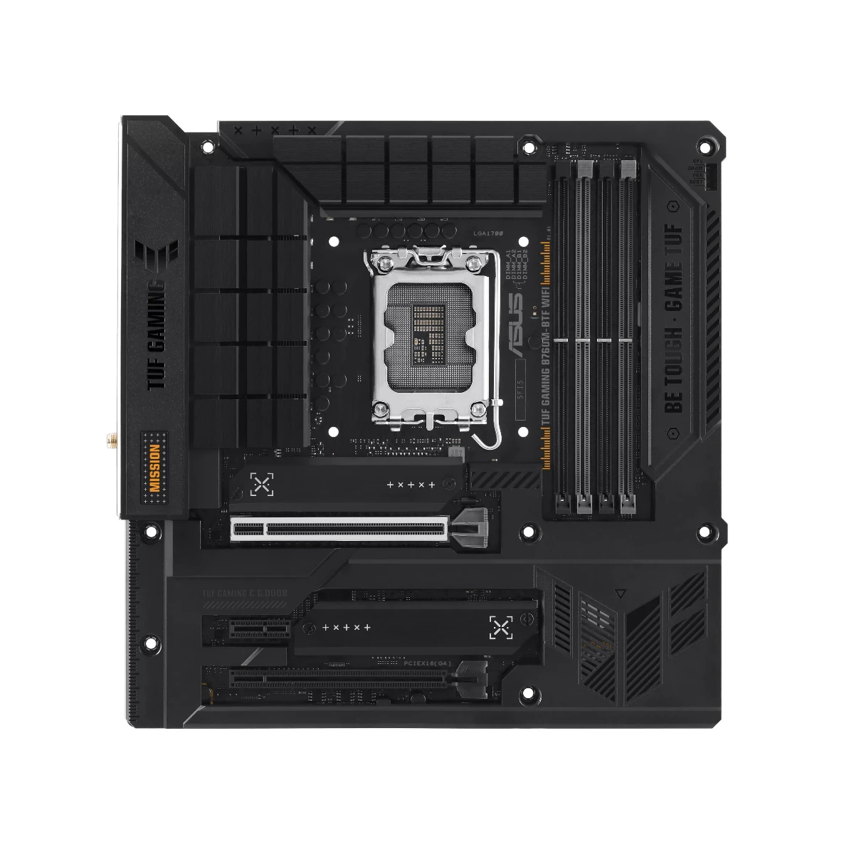 ASUS TUF GAMING B760M-BTF WIFI DDR5 LGA1700 Micro-ATX Motherboard - 90MB1G50-M0EAY0