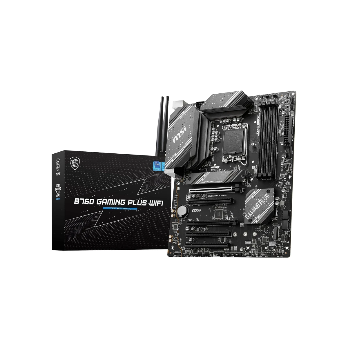 MSI B760 Gaming Plus WiFi ATX Motherboard Intel LGA 1700 DDR5 - 911-7D98-034