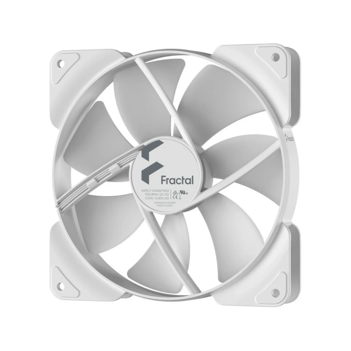 Fractal Design Aspect 14 RGB PWM Fan - White | FD-F-AS1-1409 view 3