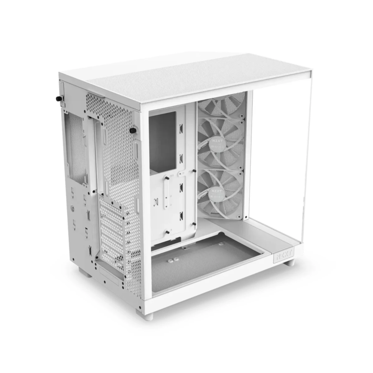 NZXT H6 Compact Dual-Chamber Mid-Tower ATX Case - White | CC-H62FW-01 view 4