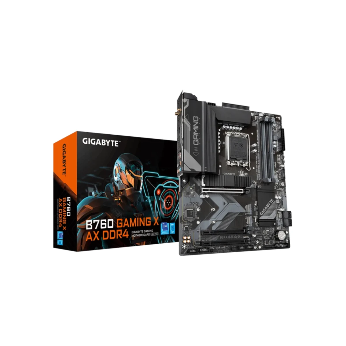 Gigabyte B760 GAMING X AX DDR4 ATX Motherboard – Intel LGA 1700, WiFi 6, PCIe 4.0, DDR4 Support - B760-GAMING-X-AX-DDR4