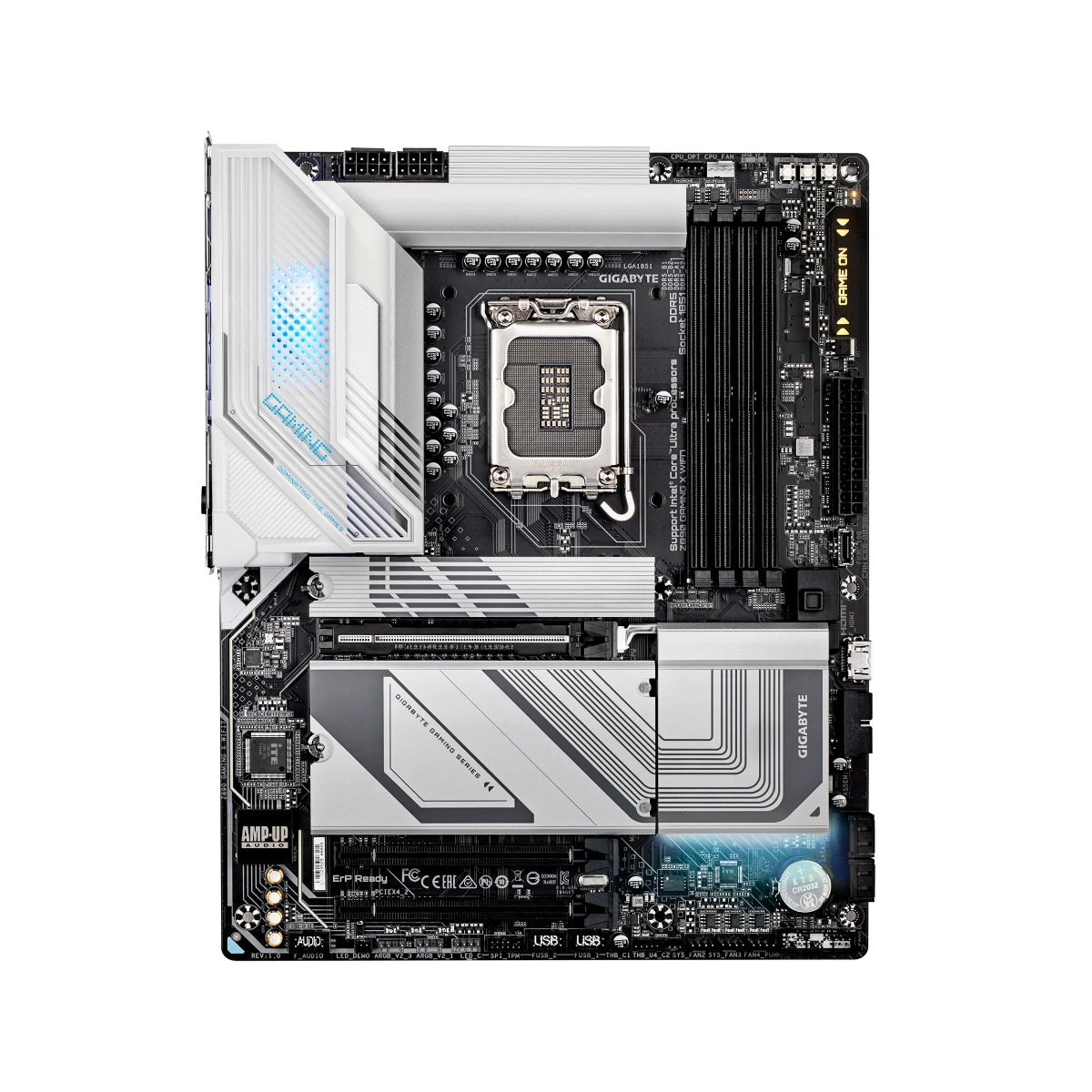 Gigabyte Z890 GAMING X WIFI7 LGA 1851 ATX Gaming Motherboard – Black - Z890-GAMING-X-WIFI7 view 2
