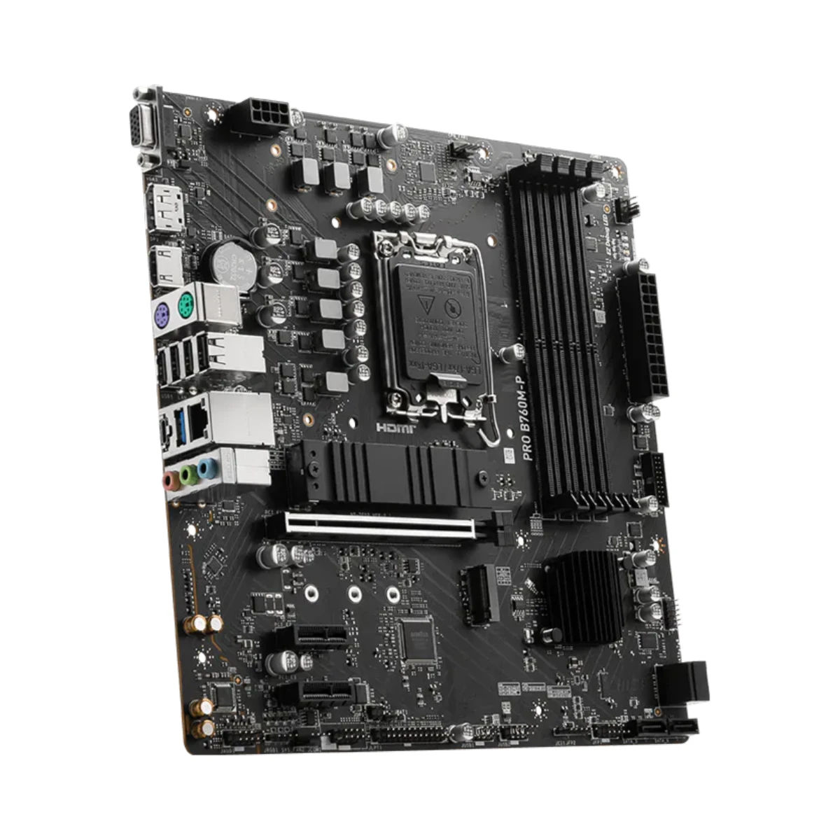 MSI PRO B760M-P DDR5 Micro-ATX Motherboard Intel LGA 1700 - 911-7E02-014 view 4
