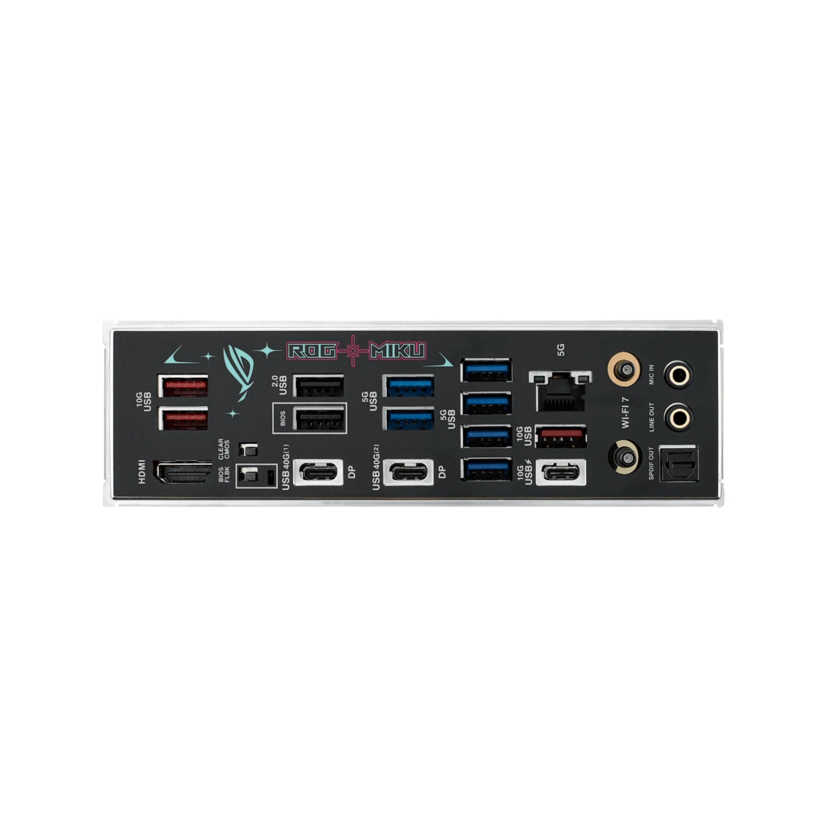 ASUS ROG STRIX X870E-H GAMING WIFI7 Hatsune Miku Edition AM5 ATX Motherboard - 90MB1MA0-M0EAY0 view 4