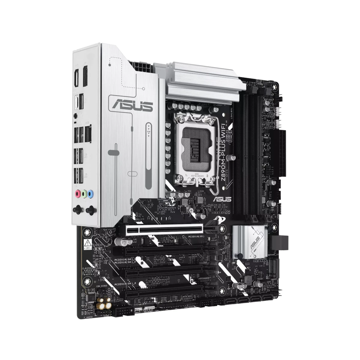 ASUS PRIME Z890M-PLUS WIFI LGA 1851 M-ATX Motherboard – White - 90MB1J80-M0EAY0 view 3