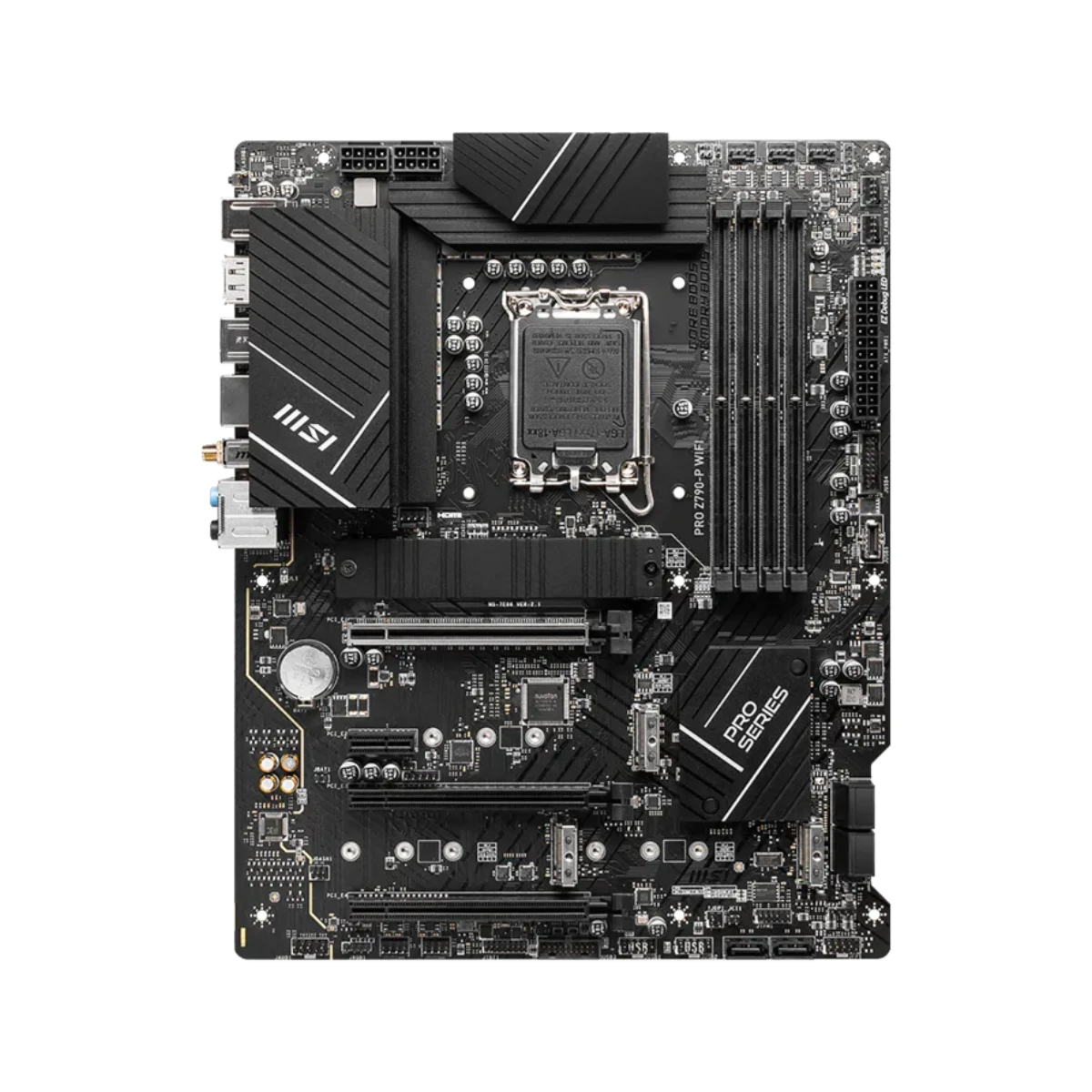 MSI PRO Z790-P WiFi Intel LGA1700 DDR5 ATX Motherboard - 911-7E06-073 view 2