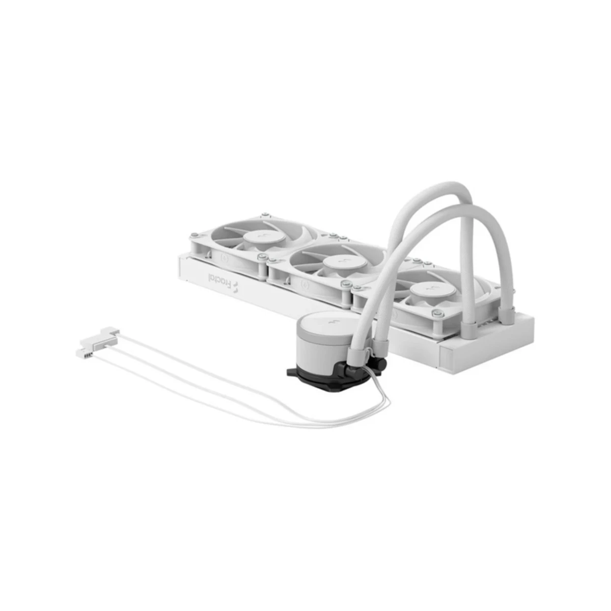 Fractal Design Radius 360 RGB CPU Liquid Cooler - White | FD-W-RA1-3603 view 3