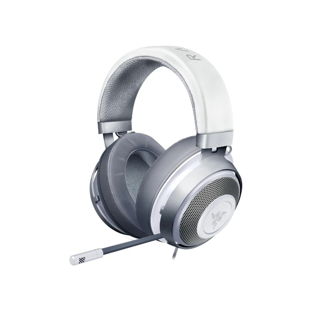 Razer Kraken Mercury Wired Gaming Headset (7.1 Surround Sound, 50mm Drivers, Cooling Gel Ear Cushions, Retractable Noise-Isolating Microphone) - RZ04-02830400-R3M1
