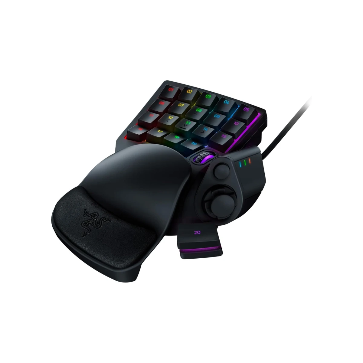 Razer Tartarus V2 Gaming Keypad - Black (Mecha-Membrane Switches, Programmable Keys, 8-Way Directional Thumbpad, Razer Chroma RGB) - RZ07-02270100-R3M1 view 2