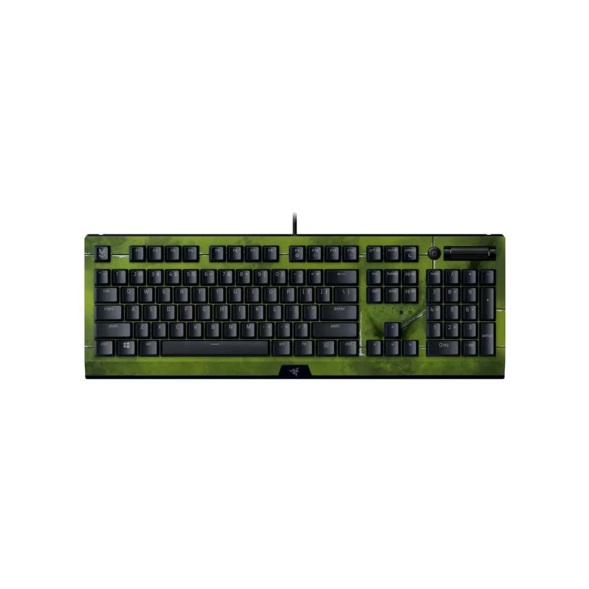 Razer BlackWidow V3 Mechanical Gaming Keyboard - Halo Infinite Edition (Green Mechanical Switches, Full-Size Layout, Razer Chroma RGB, Ergonomic Wrist Rest) - RZ03-03542600-R3M1 view 2