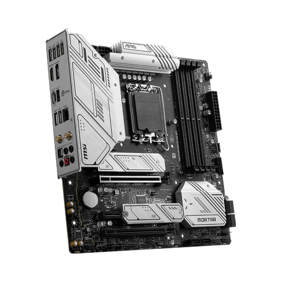 MSI MAG B760M MORTAR MAX WiFi Micro-ATX Motherboard Intel LGA 1700 DDR5 - 911-7E01-015 view 4
