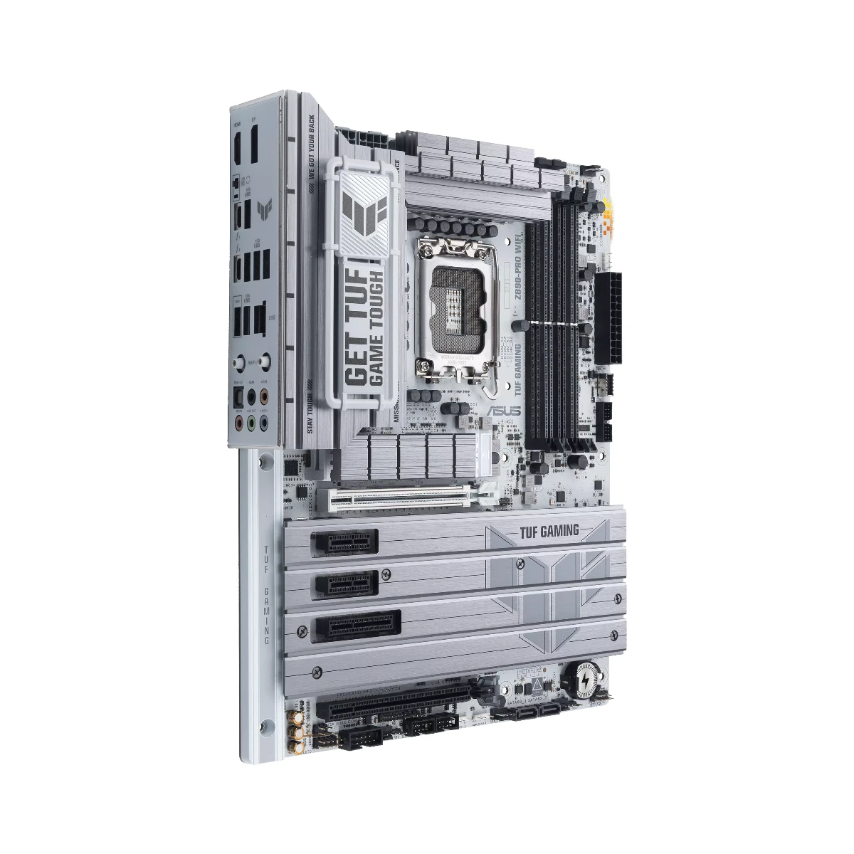 ASUS TUF GAMING Z890-PRO WIFI LGA 1851 ATX Gaming Motherboard – White - 90MB1IR0-M0EAY0 view 3