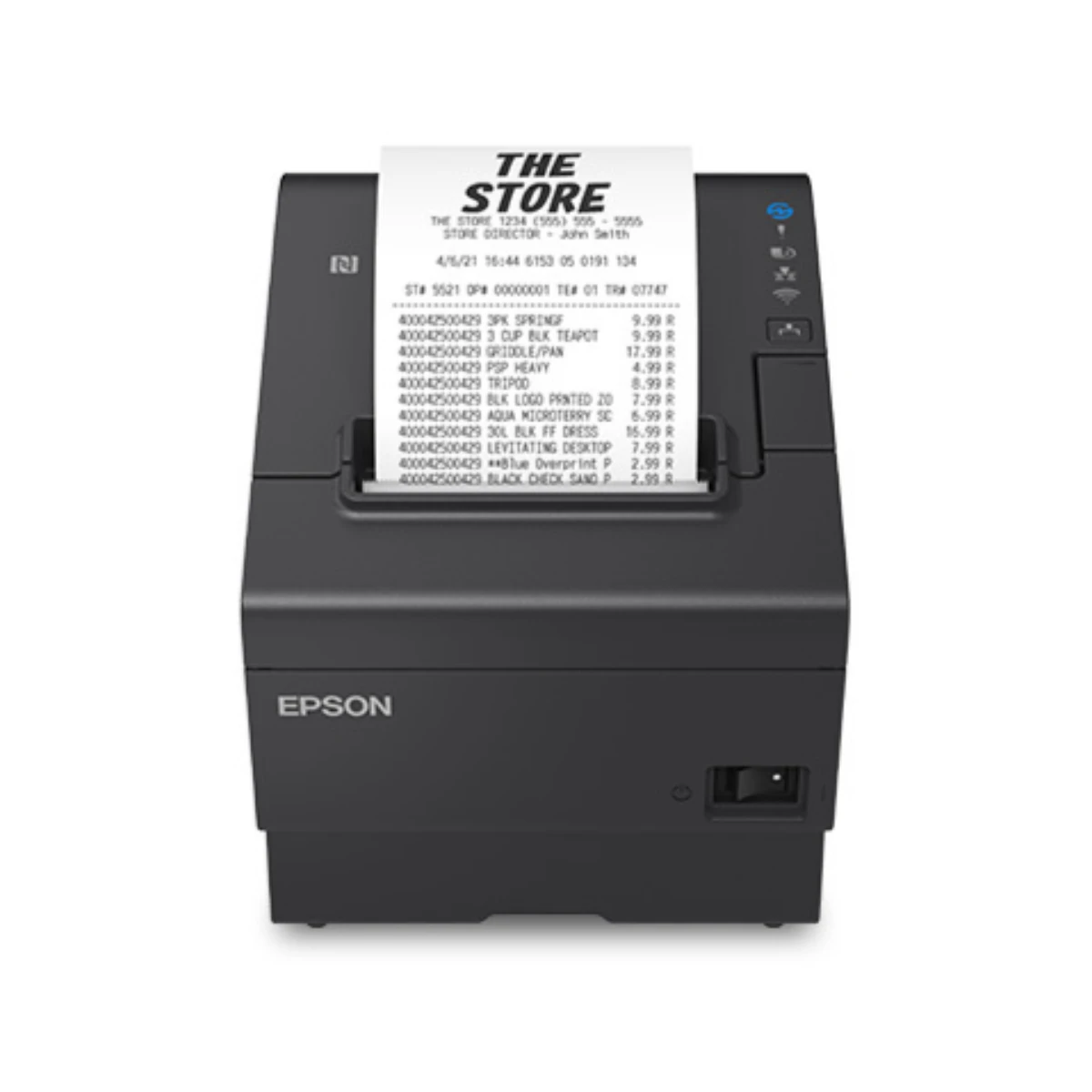 Epson TM-T88VII Thermal POS Receipt Printer, USB, Serial & LAN - C31CJ57712