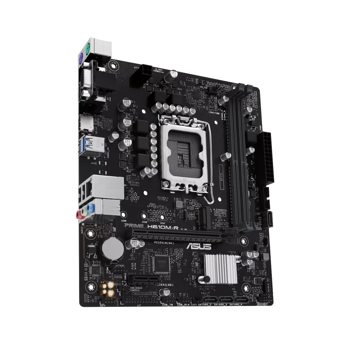 ASUS PRIME H610M-R DDR5 Micro-ATX Motherboard - 90MB1GL0-M0ECY0 view 3