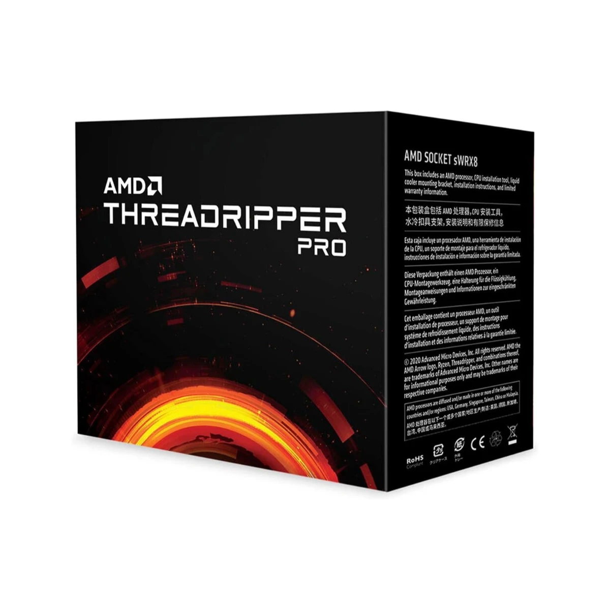 AMD Ryzen Threadripper PRO 3995WX 64-Core / 128-Thread Desktop Processor - 100-100000087WOF