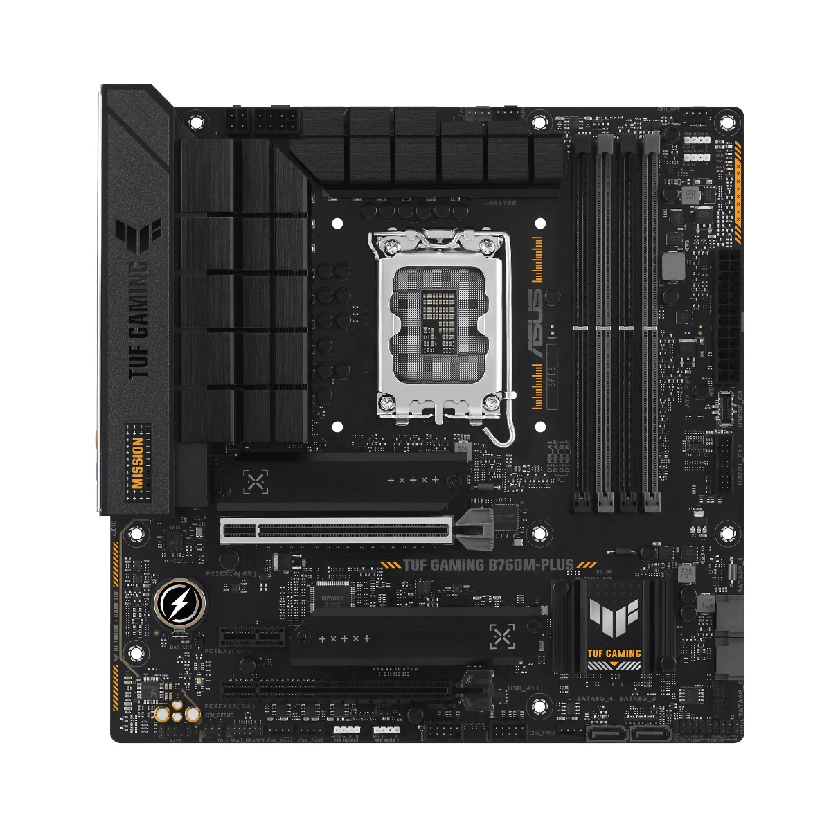 ASUS TUF Gaming B760M-Plus Micro-ATX Motherboard Intel LGA 1700 DDR5 - 90MBB1ES0-M0EAY0