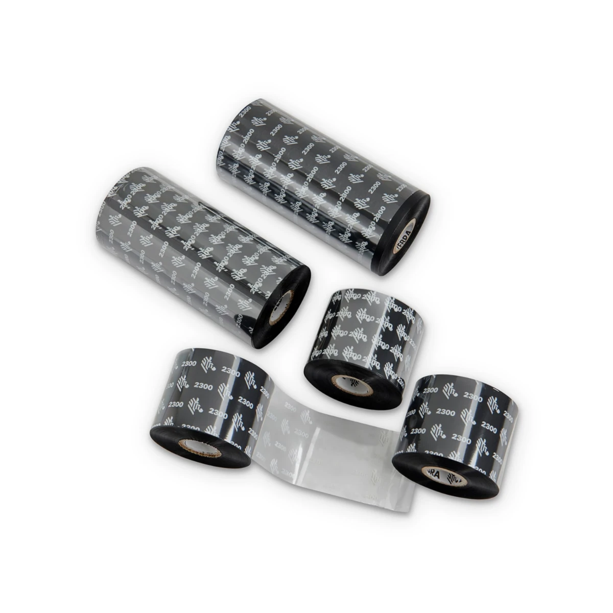 Zebra 2300 Wax Thermal Transfer Ribbon, 110mm x 450m - 02300BK11045