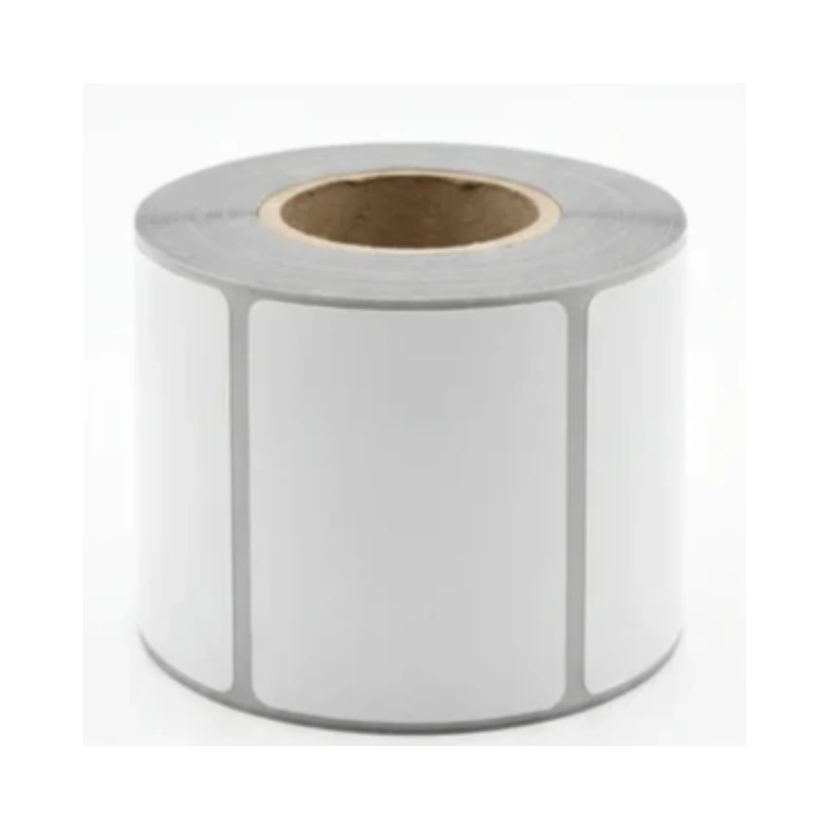 Zebra Silver Synthetic Labels 58 × 39mm – 1000 Labels per Roll