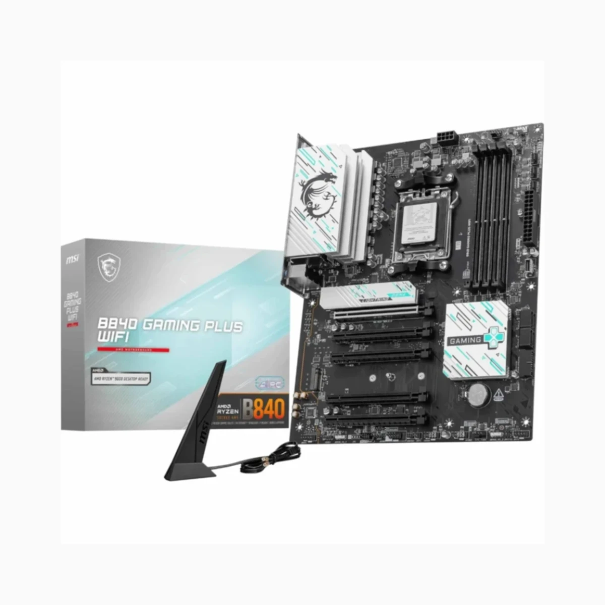 MSI B840 GAMING PLUS WIFI AM5 ATX Gaming Motherboard - 911-7E57-002