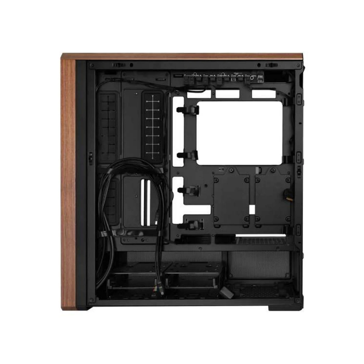 Lian Li LANCOOL 217 Clear TG Walnut Wood ATX Case - Black | G99.LAN217X.00 view 5